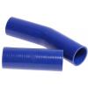 Патрубки радиатора УРАЛ (двс.) комплект 2шт. (синий силикон) 4320-1303000 КТ (вн.102)