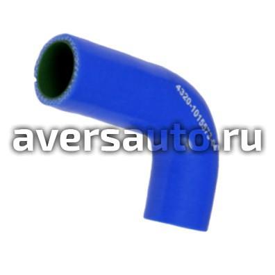 4320-1015573 4320-1015573 (Синий Cиликон) ПАТРУБОК СОЕДИНЕНИЯ КОТЛА ПОДОГРЕВАТЕЛЯ (D=32, L=110/65, угол 90) (ГНУТ (вн.102)