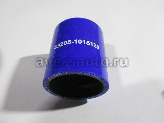 43205-1015129 Патрубок силиконовый для УРАЛ радиатора нижний D-48 L-62 (ан.95)