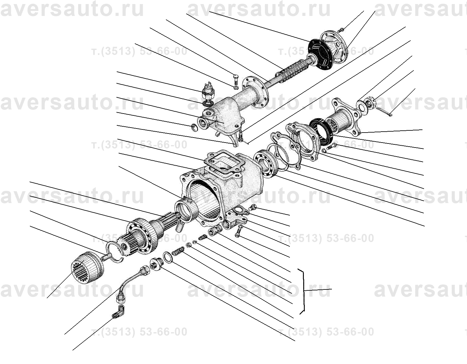 Коробка дополнительного отбора мощности КС-3574.14.100