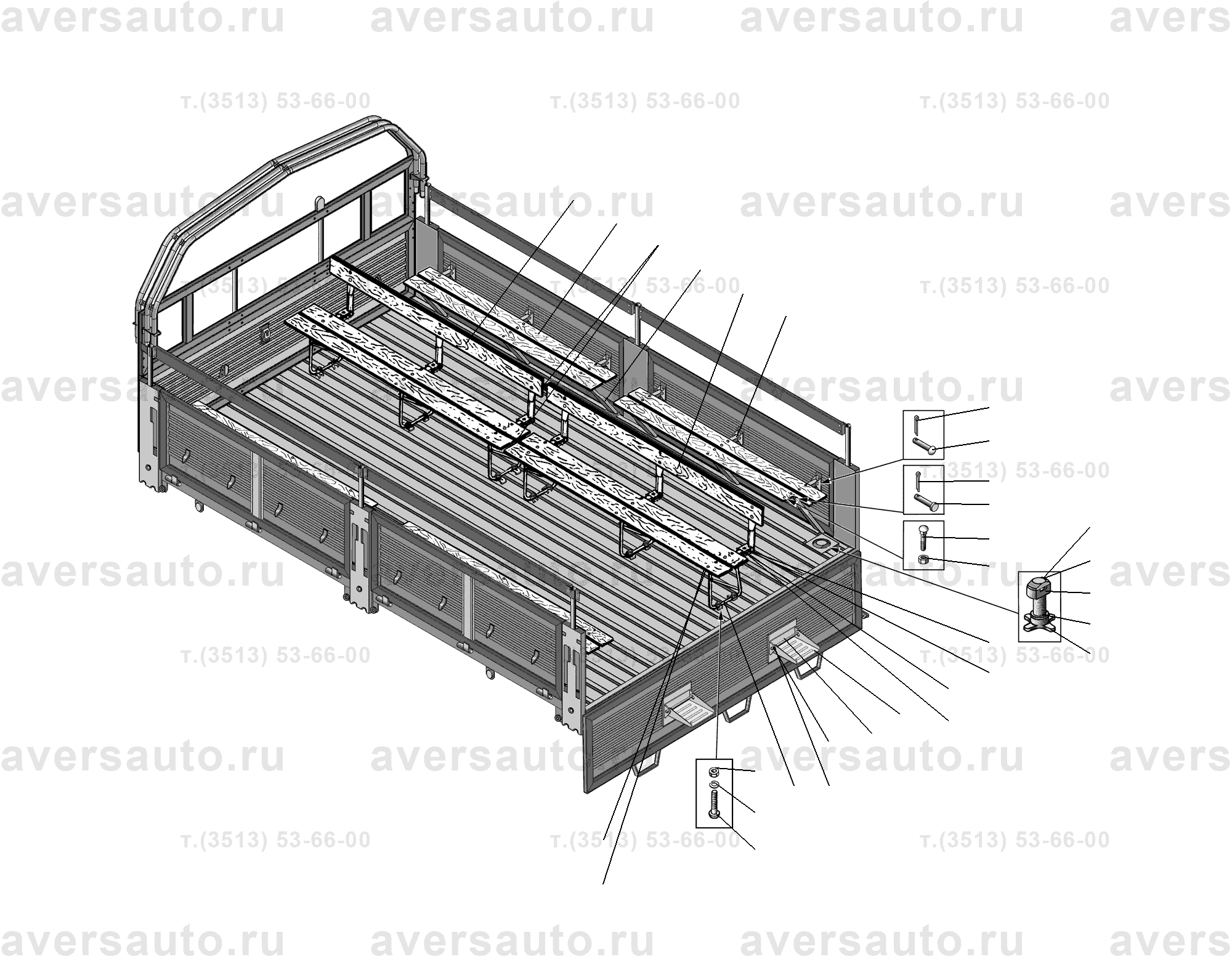 Кузов бортовой Урал 4320